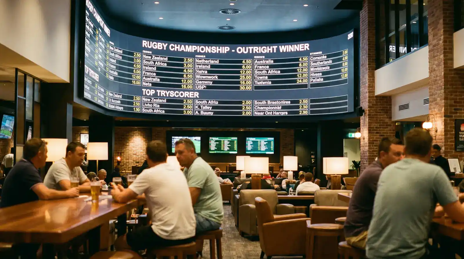 Outright rugby betting market board showing Grand Slam and Triple Crown selections